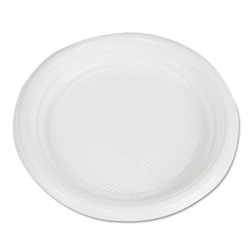 Boardwalk Hi-impact Plastic Dinnerware Plate 6 Dia White 1,000/carton - Food Service - Boardwalk®