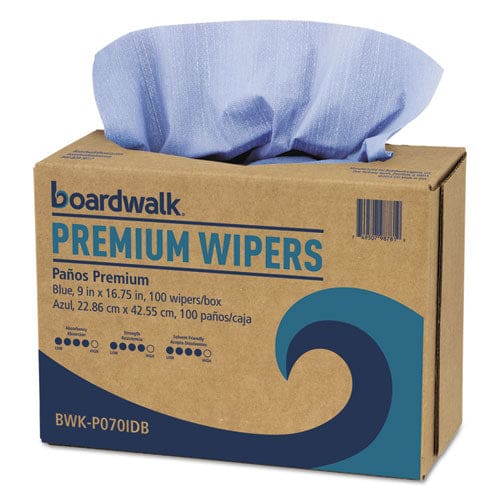 Boardwalk Hydrospun Wipers 12 X 13 Red 475/roll - Janitorial & Sanitation - Boardwalk®