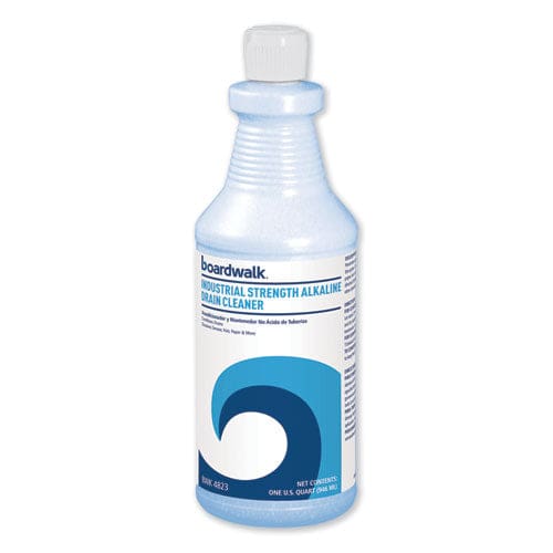 Boardwalk Industrial Strength Alkaline Drain Cleaner 32 Oz Bottle - Janitorial & Sanitation - Boardwalk®