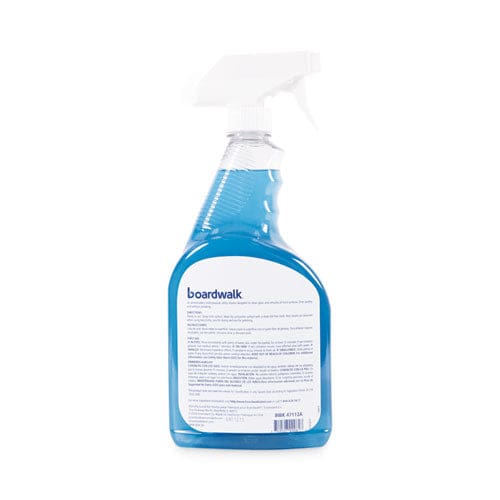 Boardwalk Industrial Strength Glass Cleaner With Ammonia 32 Oz Trigger Spray Bottle 12/carton - School Supplies - Boardwalk®