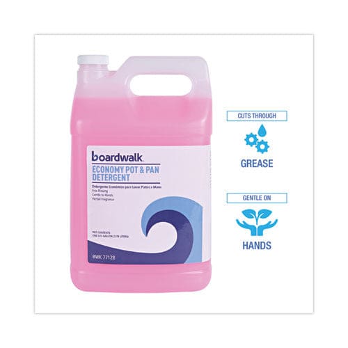Boardwalk Industrial Strength Pot And Pan Detergent 1 Gal Bottle 4/carton - Janitorial & Sanitation - Boardwalk®