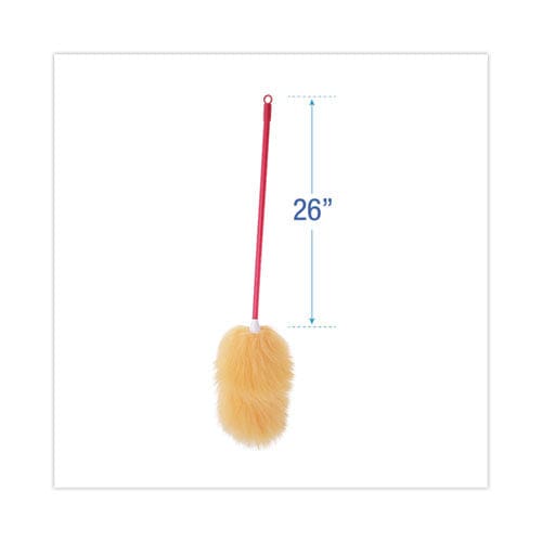 Boardwalk Lambswool Duster With 26 Plastic Handle Assorted Colors - Janitorial & Sanitation - Boardwalk®