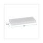 Boardwalk Light Duty Scour Pad 4.63 X 10 White 20/carton - Janitorial & Sanitation - Boardwalk®