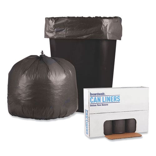 Boardwalk Low-density Waste Can Liners 30 Gal 0.95 Mil 30 X 36 Gray 25 Bags/roll 4 Rolls/carton - Janitorial & Sanitation - Boardwalk®
