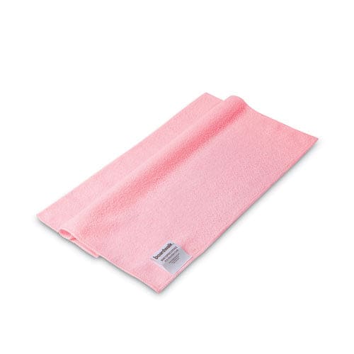 Boardwalk Microfiber Cleaning Cloths 16 X 16 Pink 24/pack - Janitorial & Sanitation - Boardwalk®