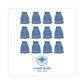 Boardwalk Microfiber Looped-end Wet Mop Heads Medium Blue 12/carton 12/carton - Janitorial & Sanitation - Boardwalk®