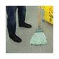 Boardwalk Microfiber Looped-end Wet Mop Heads Medium Green 12/carton - Janitorial & Sanitation - Boardwalk®