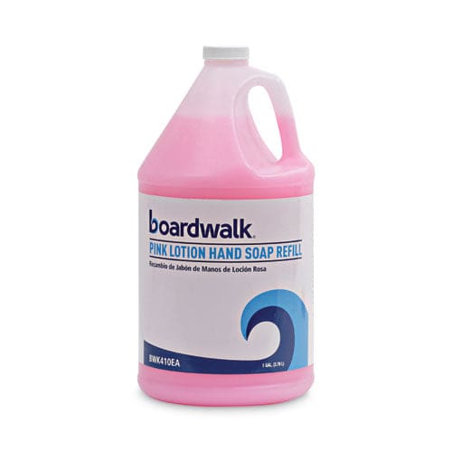 Boardwalk Mild Cleansing Pink Lotion Soap Cherry Scent Liquid 1 Gal Bottle 4/carton - Janitorial & Sanitation - Boardwalk®
