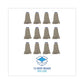 Boardwalk Mop Head Lie-flat Head Cotton Fiber 24 Oz. White 12/carton - Janitorial & Sanitation - Boardwalk®