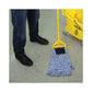 Boardwalk Mop Head Loop-end Cotton With Scrub Pad Medium 12/carton - Janitorial & Sanitation - Boardwalk®