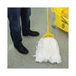 Boardwalk Mop Head Looped Enviro Clean With Tailband Large White 12/carton - Janitorial & Sanitation - Boardwalk®