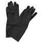 Boardwalk Neoprene Flock-lined Gloves Long-sleeved 12 Medium Black Dozen - Janitorial & Sanitation - Boardwalk®