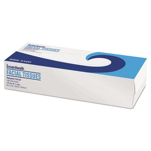 Boardwalk Office Packs Facial Tissue 2-ply White Flat Box 100 Sheets/box 30 Boxes/carton - Janitorial & Sanitation - Boardwalk®