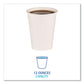 Boardwalk Paper Hot Cups 12 Oz White 50 Cups/sleeve 20 Sleeves/carton - Food Service - Boardwalk®