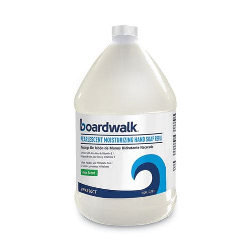 Boardwalk Pearlescent Moisturizing Liquid Hand Soap Refill Aloe Scent 1 Gal Bottle 4/carton - Janitorial & Sanitation - Boardwalk®