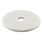 Boardwalk Polishing Floor Pads 12 Diameter White 5/carton - Janitorial & Sanitation - Boardwalk®