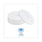 Boardwalk Polishing Floor Pads 15 Diameter White 5/carton - Janitorial & Sanitation - Boardwalk®