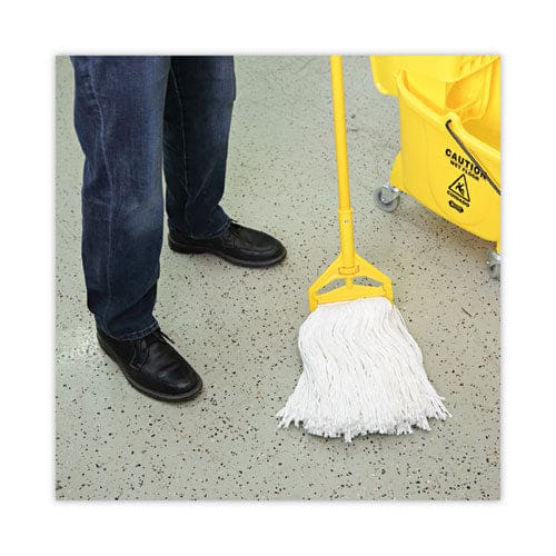 Boardwalk Premium Cut-end Wet Mop Heads Rayon 16oz White 12/carton - Janitorial & Sanitation - Boardwalk®