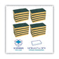 Boardwalk Scrubbing Sponge Medium Duty 3.6 X 6.1 0.75 Thick Yellow/green Individually Wrapped 20/carton - Janitorial & Sanitation -