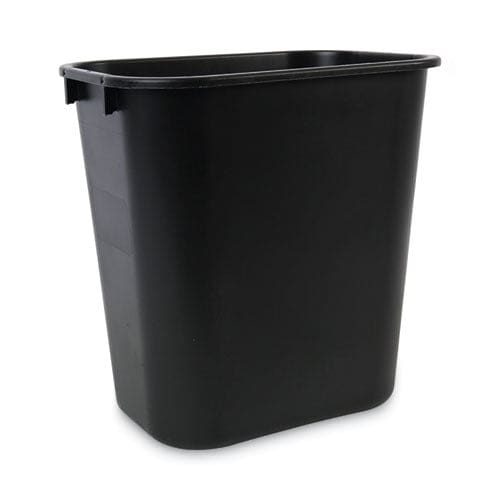 Boardwalk Soft-sided Wastebasket 14 Qt Plastic Black - Janitorial & Sanitation - Boardwalk®