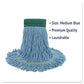 Boardwalk Super Loop Wet Mop Head Cotton/synthetic Fiber 5 Headband Medium Size Blue 12/carton - Janitorial & Sanitation - Boardwalk®