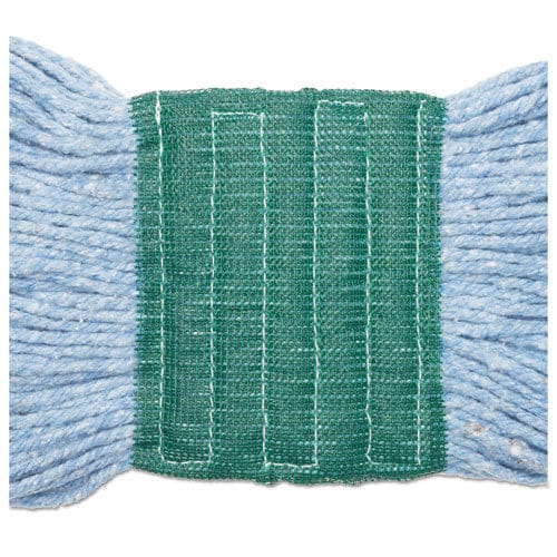 Boardwalk Super Loop Wet Mop Head Cotton/synthetic Fiber 5 Headband Medium Size Blue 12/carton - Janitorial & Sanitation - Boardwalk®