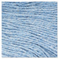 Boardwalk Super Loop Wet Mop Head Cotton/synthetic Fiber 5 Headband Medium Size Blue - Janitorial & Sanitation - Boardwalk®