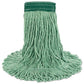 Boardwalk Super Loop Wet Mop Head Cotton/synthetic Fiber 5 Headband Medium Size Green - Janitorial & Sanitation - Boardwalk®