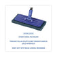 Boardwalk Swivel Pad Holder Plastic Blue 4 X 9 12/carton - Janitorial & Sanitation - Boardwalk®