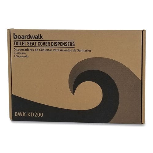 Boardwalk Toilet Seat Cover Dispenser 16 X 3 X 11.5 Chrome - Janitorial & Sanitation - Boardwalk®