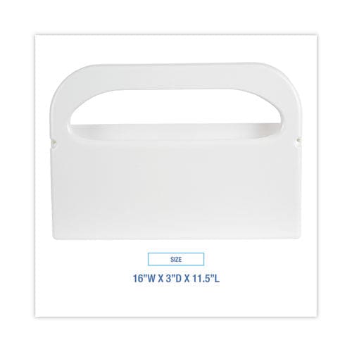 Boardwalk Toilet Seat Cover Dispenser 16 X 3 X 11.5 White 2/box - Janitorial & Sanitation - Boardwalk®