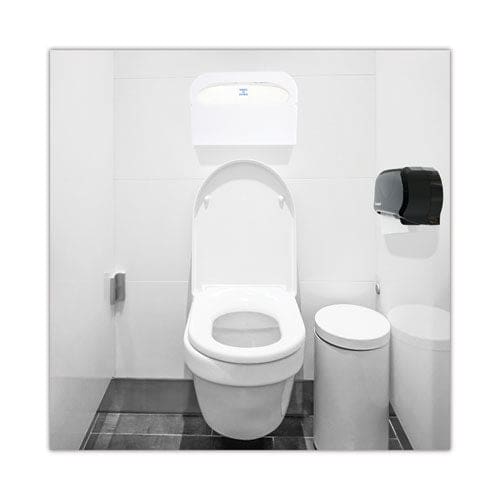 Boardwalk Toilet Seat Cover Dispenser 16 X 3 X 11.5 White 2/box - Janitorial & Sanitation - Boardwalk®