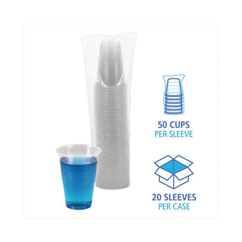 Boardwalk Translucent Plastic Cold Cups 16 Oz Polypropylene 50 Cups/sleeve 20 Sleeves/carton - Food Service - Boardwalk®