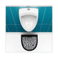 Boardwalk Urinal Mat 2.0 Rubber 17.5 X 20 Black/white 6/carton - Janitorial & Sanitation - Boardwalk®