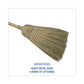 Boardwalk Warehouse Broom Corn Fiber Bristles 56 Overall Length Natural - Janitorial & Sanitation - Boardwalk®