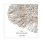 Boardwalk Wedge Dust Mop Head Cotton 17.5 X 13.5 White - Janitorial & Sanitation - Boardwalk®