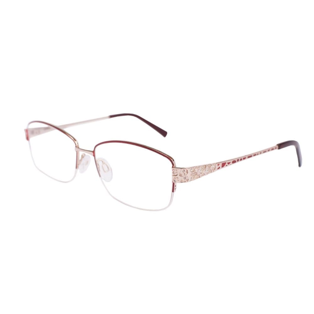 Bob Mackie B122 Eyewear Red - Prescription Eyewear - Bob Mackie