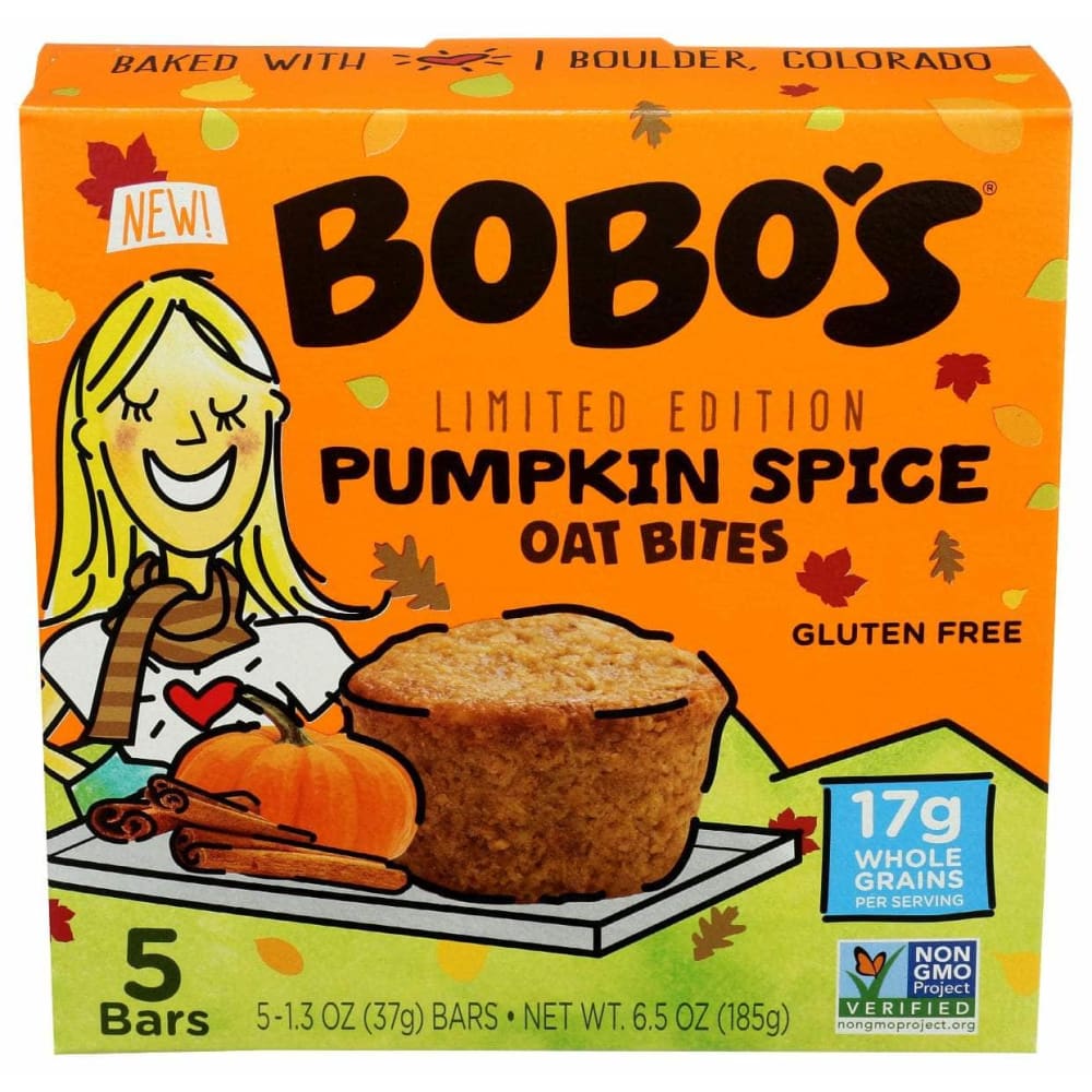 BOBOS OAT BAR BOBOS OAT BARS Pumpkin Spice Oat Bites 5 Ct, 6.5 oz