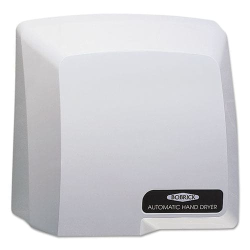 Bobrick Compact Automatic Hand Dryer 115 V 10.18 X 5.18 X 10.93 Gray - Janitorial & Sanitation - Bobrick