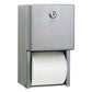 Bobrick Stainless Steel 2-roll Tissue Dispenser 6.06 X 5.94 X 11 Stainless Steel - Janitorial & Sanitation - Bobrick