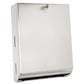 Bobrick Surface-mounted Paper Towel Dispenser 10.75 X 4 X 14 Stainless Steel - Janitorial & Sanitation - Bobrick