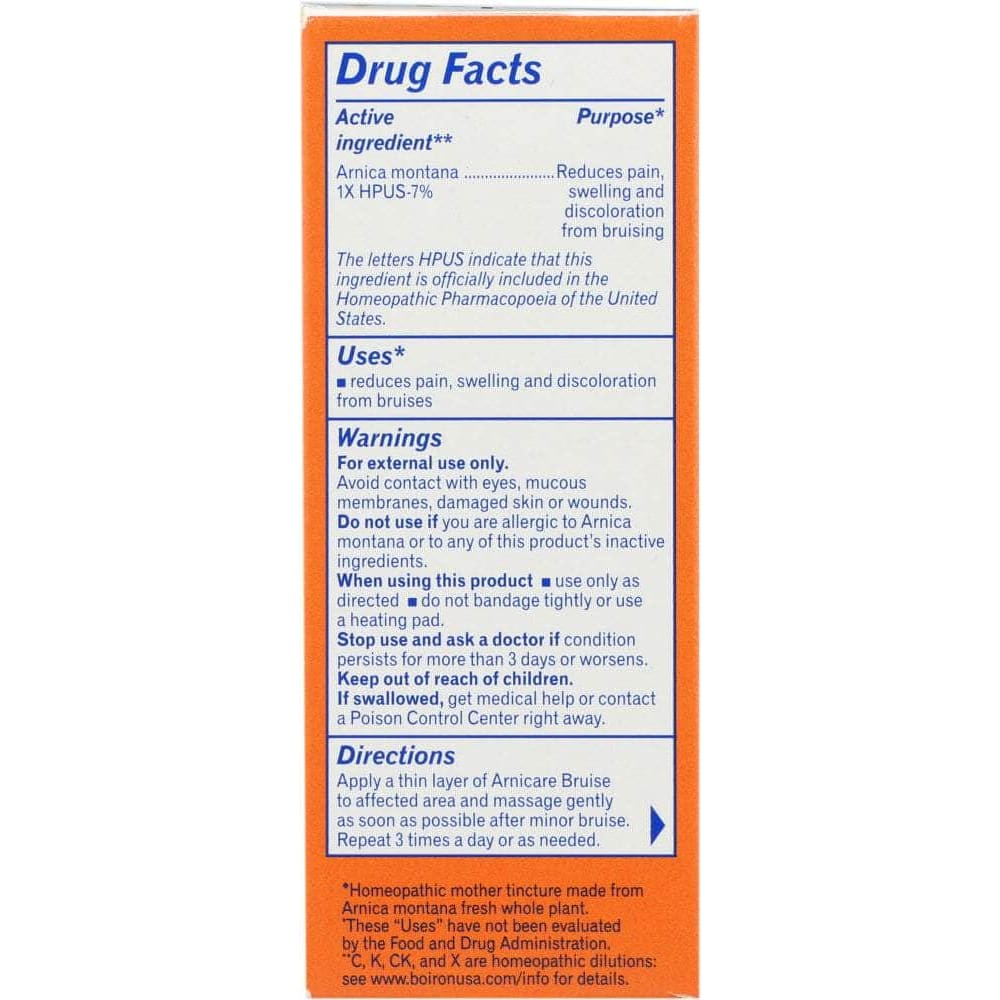 BOIRON Boiron Arnicare Bruise Gel, 1.5 Oz