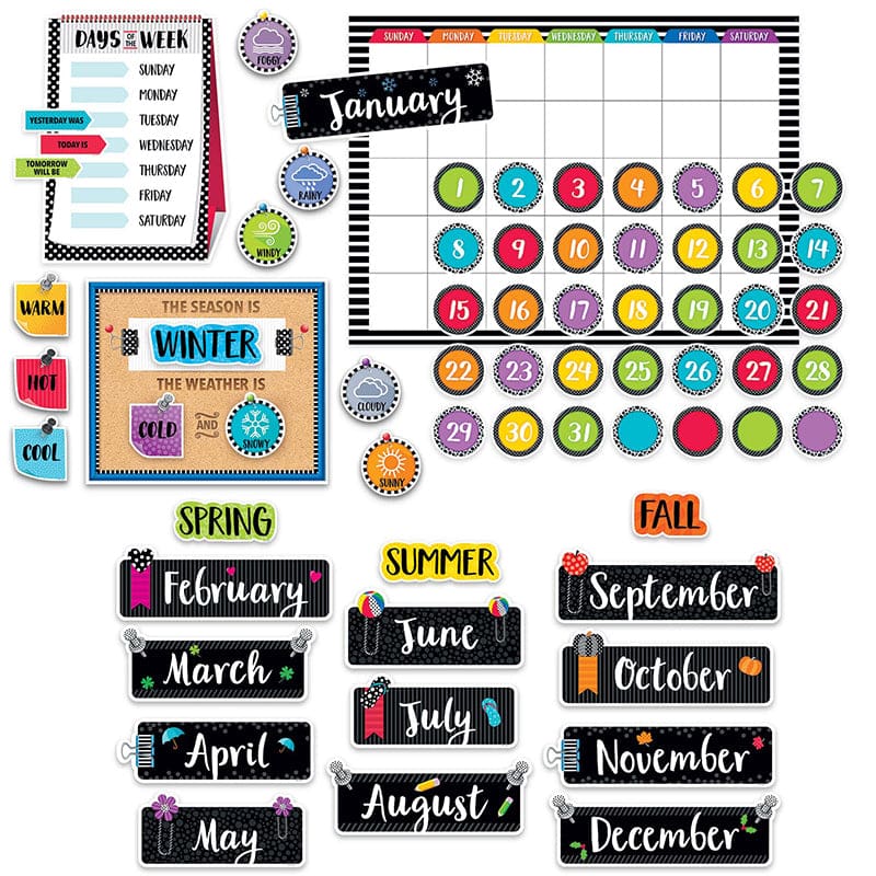 Bold Bright Calendar Set (Pack of 3) - Calendars - Creative Teaching Press