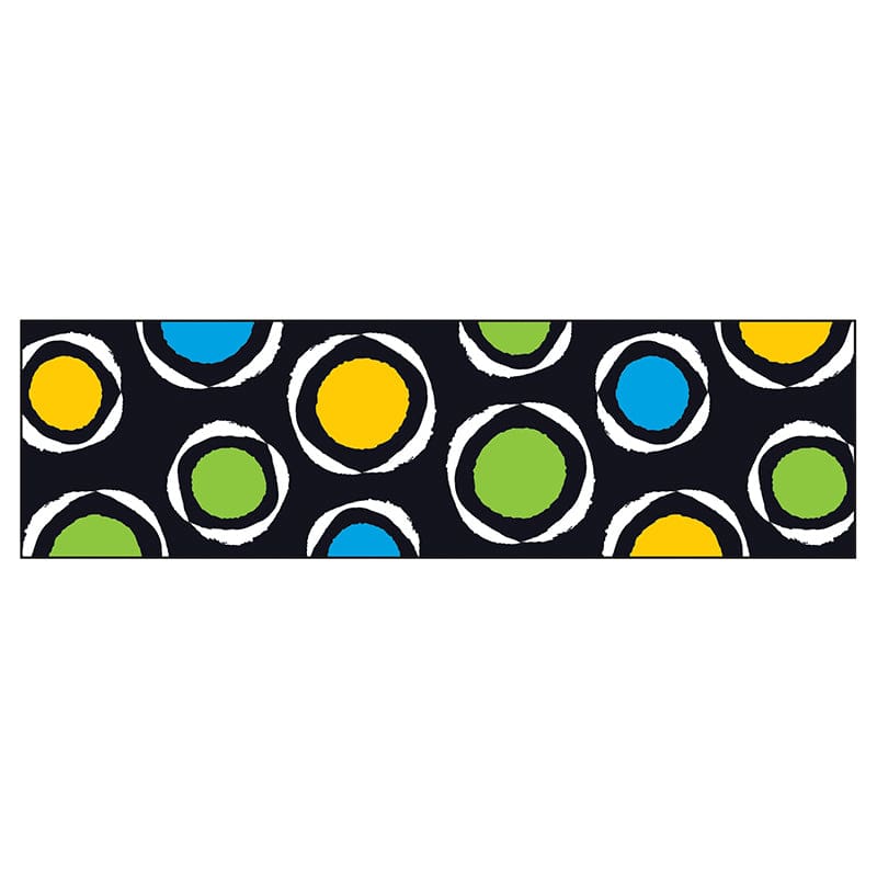 Bold Strokes Circles Bolder Borders (Pack of 10) - Border/Trimmer - Trend Enterprises Inc.