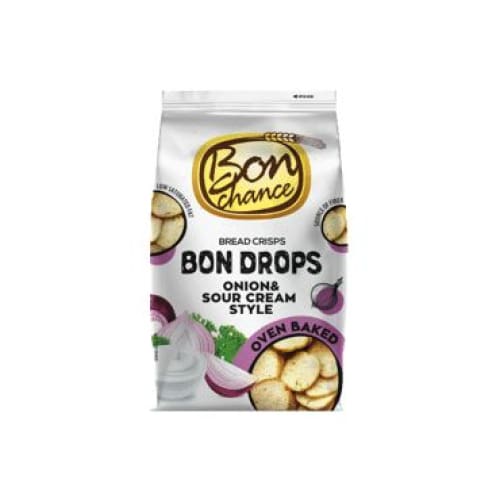 BON DROPS Sourcream & Onions Flavors Bread Chips 2.47 oz. (70 g.) - Bon Chance