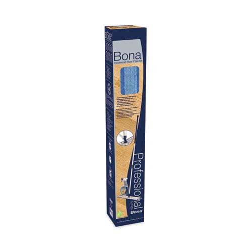 Bona Hardwood Floor Care Kit 18 Wide Microfiber Head 72 Silver/blue Aluminum Handle - Janitorial & Sanitation - Bona®