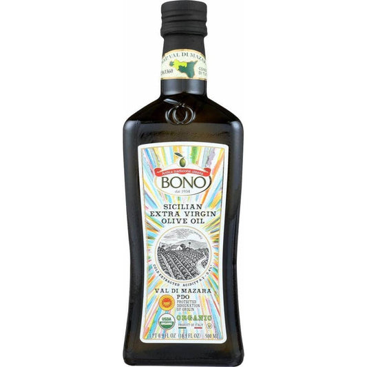Bono Bono Organic Sicilian Extra Virgin Olive Oil, 0.5 lt