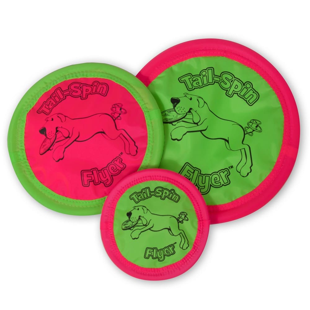 Booda Tail Spin Flyer Dog Toy Multi-Color 12 in - Pet Supplies - Booda