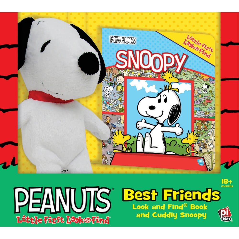 Book Box and Plush Snoopy - Kids Books - Book,