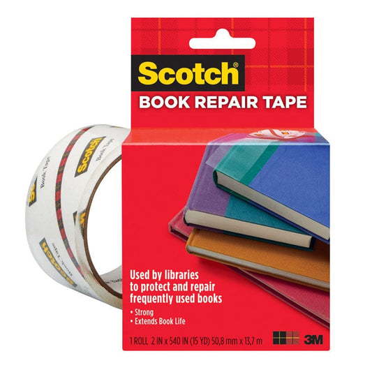 Book Tape 2 X 15 Yds (Pack of 6) - Tape & Tape Dispensers - 3M Company